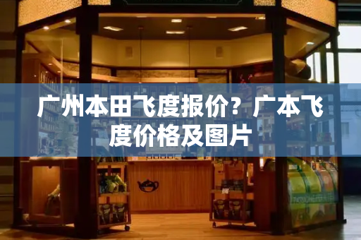 广州本田飞度报价？广本飞度价格及图片