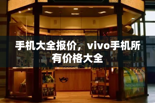 手机大全报价，vivo手机所有价格大全-第1张图片-星选测评