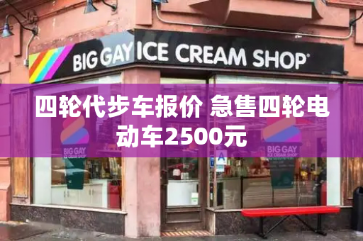 四轮代步车报价 急售四轮电动车2500元-第1张图片-星选测评