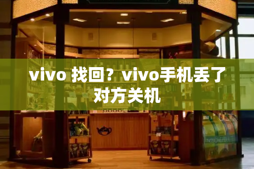 vivo 找回？vivo手机丢了对方关机-第1张图片-星选测评