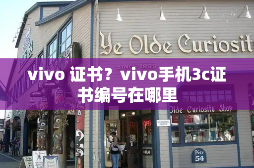 vivo 证书？vivo手机3c证书编号在哪里-第1张图片-星选测评