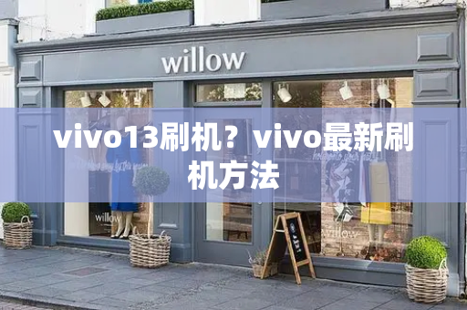 vivo13刷机？vivo最新刷机方法