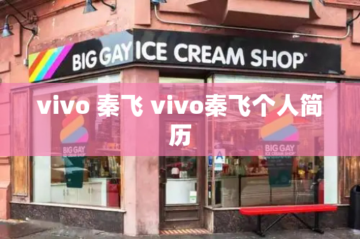 vivo 秦飞 vivo秦飞个人简历