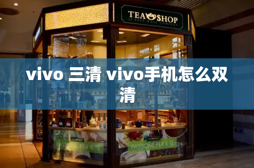 vivo 三清 vivo手机怎么双清