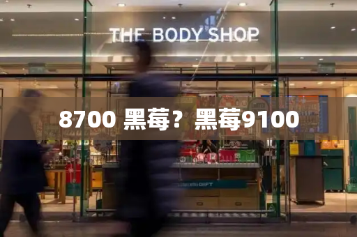 8700 黑莓？黑莓9100