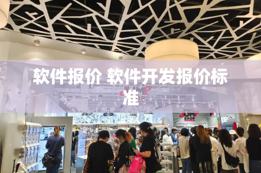 软件报价 软件开发报价标准