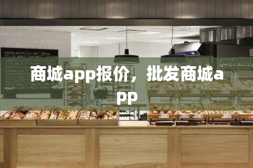 商城app报价，批发商城app