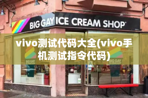 vivo测试代码大全(vivo手机测试指令代码)