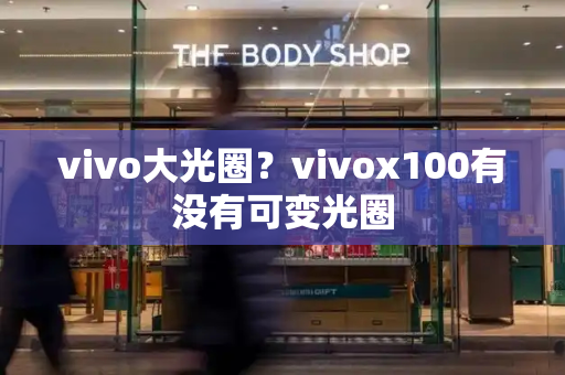 vivo大光圈？vivox100有没有可变光圈