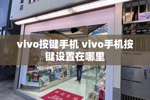 vivo按键手机 vivo手机按键设置在哪里