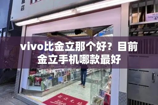 vivo比金立那个好？目前金立手机哪款最好-第1张图片-星选测评