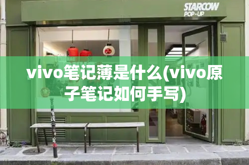 vivo笔记薄是什么(vivo原子笔记如何手写)-第1张图片-星选测评