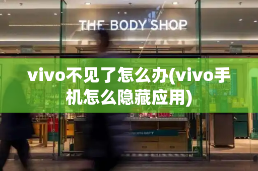 vivo不见了怎么办(vivo手机怎么隐藏应用)