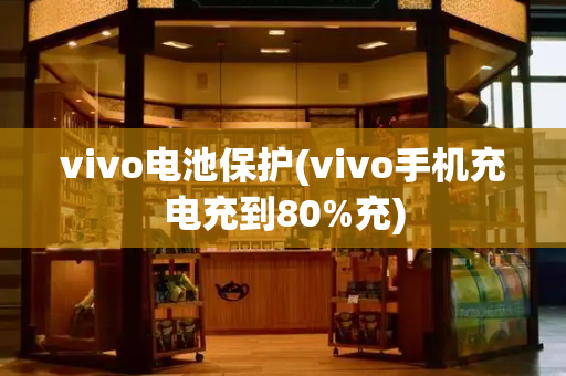 vivo电池保护(vivo手机充电充到80%充)-第1张图片-星选测评