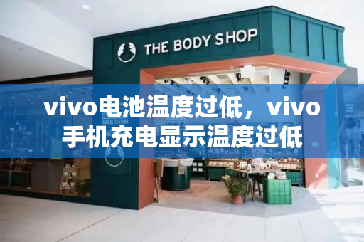 vivo电池温度过低，vivo手机充电显示温度过低-第1张图片-星选测评