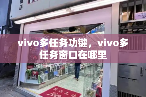 vivo多任务功键，vivo多任务窗口在哪里-第1张图片-星选测评