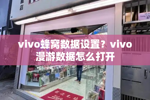 vivo蜂窝数据设置？vivo漫游数据怎么打开