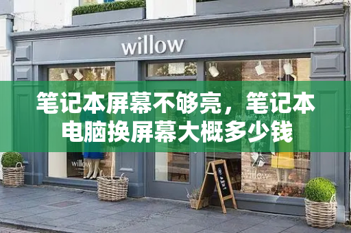 笔记本屏幕不够亮，笔记本电脑换屏幕大概多少钱