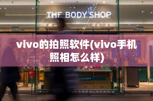 vivo的拍照软件(vivo手机照相怎么样)-第1张图片-星选测评