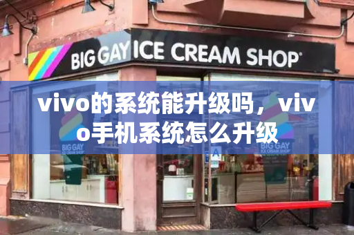 vivo的系统能升级吗，vivo手机系统怎么升级-第1张图片-星选测评