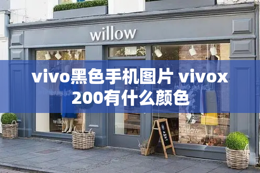 vivo黑色手机图片 vivox200有什么颜色-第1张图片-星选测评