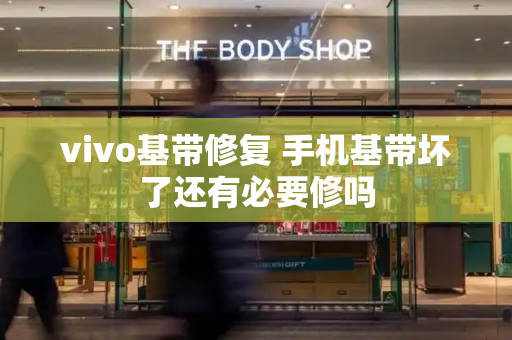 vivo基带修复 手机基带坏了还有必要修吗-第1张图片-星选测评