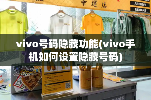 vivo号码隐藏功能(vivo手机如何设置隐藏号码)