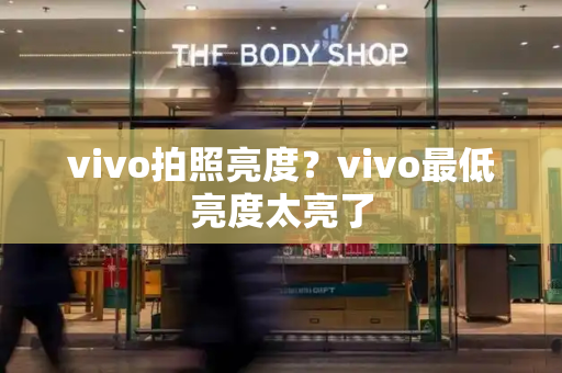 vivo拍照亮度？vivo最低亮度太亮了