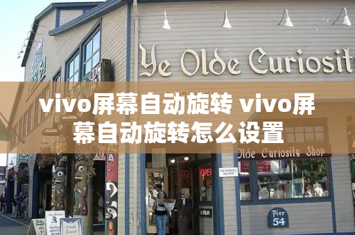 vivo屏幕自动旋转 vivo屏幕自动旋转怎么设置-第1张图片-星选测评