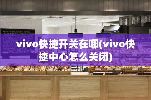 vivo快捷开关在哪(vivo快捷中心怎么关闭)-第1张图片-星选测评