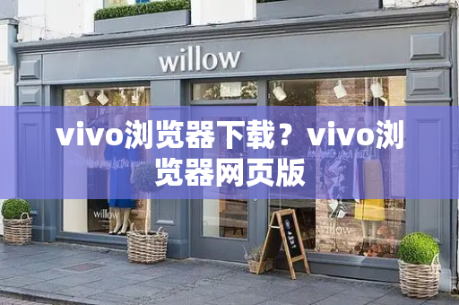 vivo浏览器下载？vivo浏览器网页版