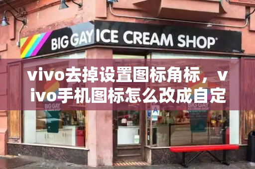 vivo去掉设置图标角标，vivo手机图标怎么改成自定义图标