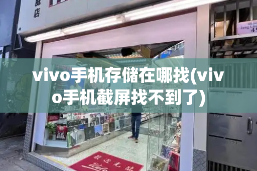 vivo手机存储在哪找(vivo手机截屏找不到了)-第1张图片-星选测评