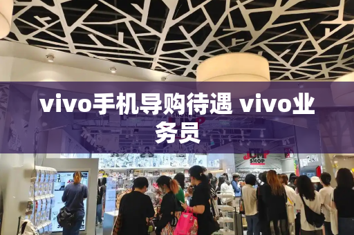 vivo手机导购待遇 vivo业务员-第1张图片-星选测评