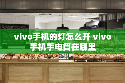 vivo手机的灯怎么开 vivo手机手电筒在哪里-第1张图片-星选测评