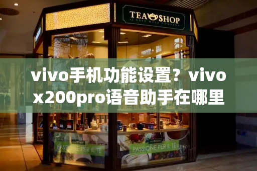 vivo手机功能设置？vivox200pro语音助手在哪里设置-第1张图片-星选测评