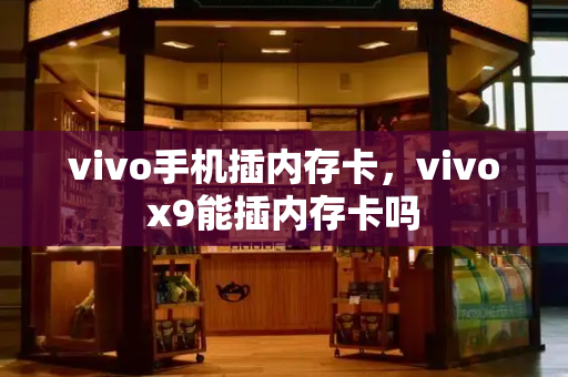 vivo手机插内存卡，vivox9能插内存卡吗