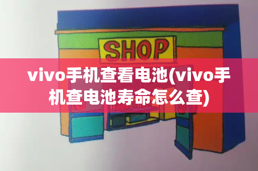 vivo手机查看电池(vivo手机查电池寿命怎么查)-第1张图片-星选测评