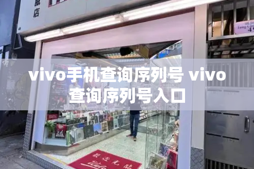 vivo手机查询序列号 vivo查询序列号入口