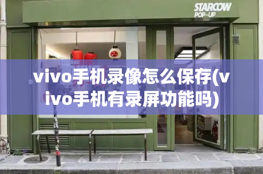 vivo手机录像怎么保存(vivo手机有录屏功能吗)-第1张图片-星选测评