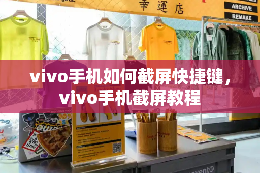 vivo手机如何截屏快捷键，vivo手机截屏教程-第1张图片-星选测评