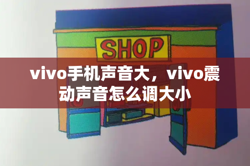 vivo手机声音大，vivo震动声音怎么调大小