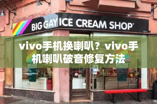 vivo手机换喇叭？vivo手机喇叭破音修复方法