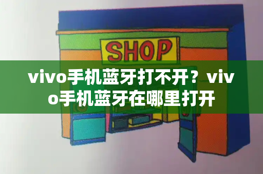 vivo手机蓝牙打不开？vivo手机蓝牙在哪里打开-第1张图片-星选测评