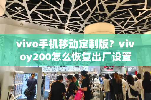 vivo手机移动定制版？vivoy200怎么恢复出厂设置-第1张图片-星选测评