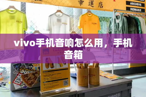 vivo手机音响怎么用，手机音箱