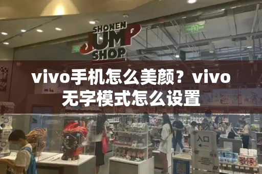 vivo手机怎么美颜？vivo无字模式怎么设置-第1张图片-星选测评