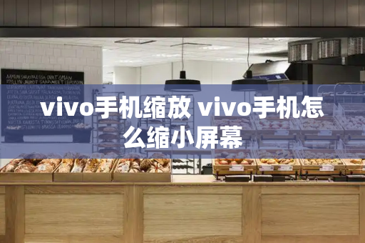 vivo手机缩放 vivo手机怎么缩小屏幕