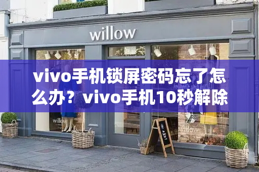 vivo手机锁屏密码忘了怎么办？vivo手机10秒解除密码-第1张图片-星选测评