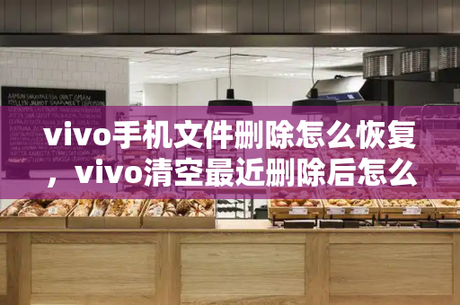 vivo手机文件删除怎么恢复，vivo清空最近删除后怎么恢复